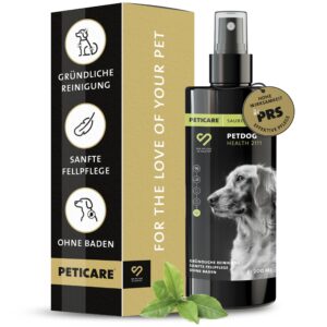 Shampoing Sec Chien Naturel Sans Rinçage Peticare