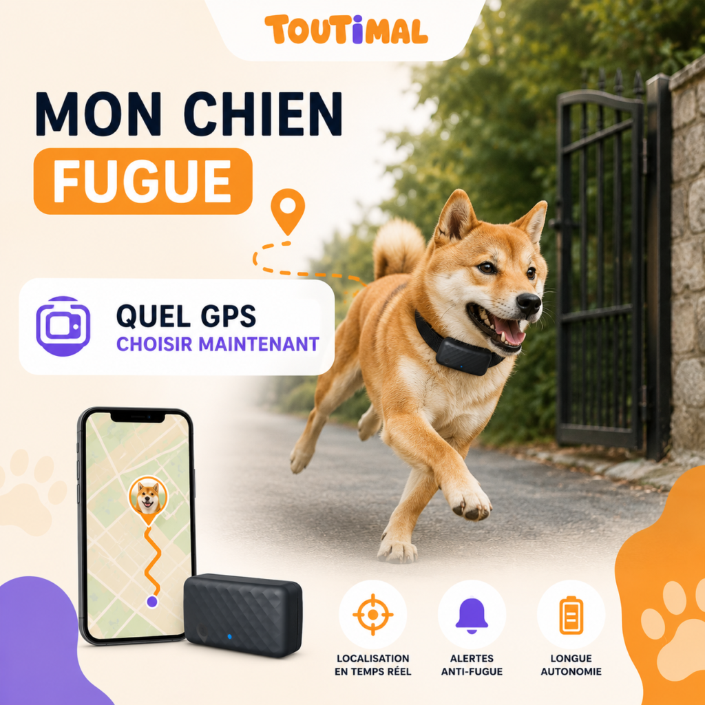 chien fugueur GPS localisation