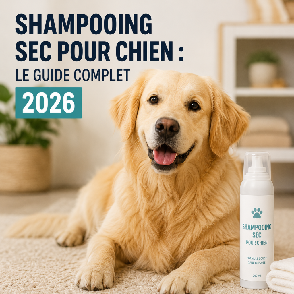 Shampoing sec pour chien