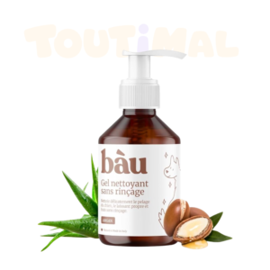 Gel Nettoyant Sans Rinçage Chien BAU Argan