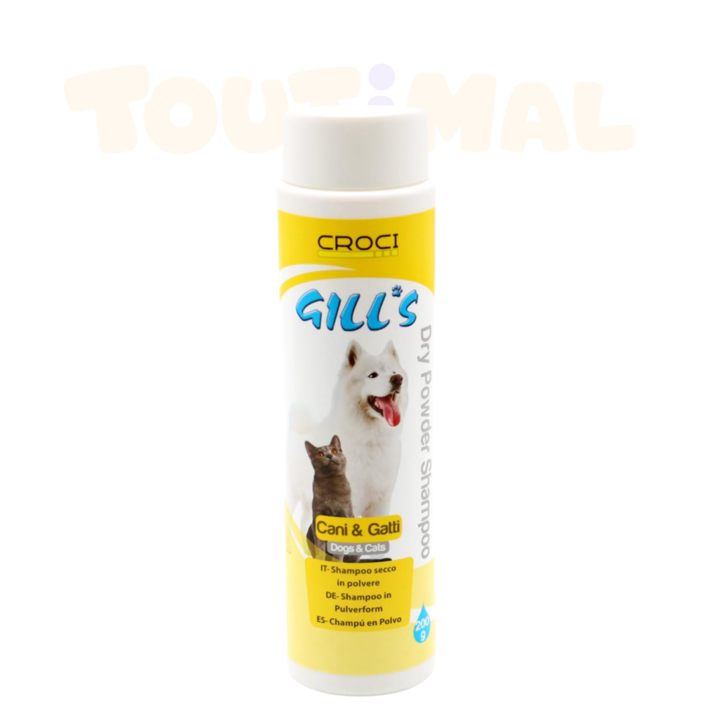 Shampoing Sec en Poudre Chien et Chat Croci Gill’s