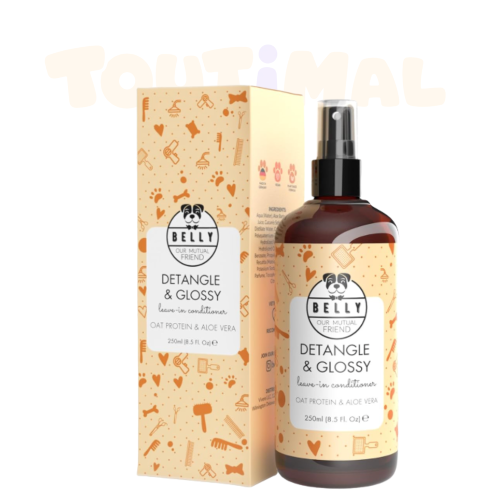 Spray Démêlant Chien Belly 2-en-1 Sans Rinçage