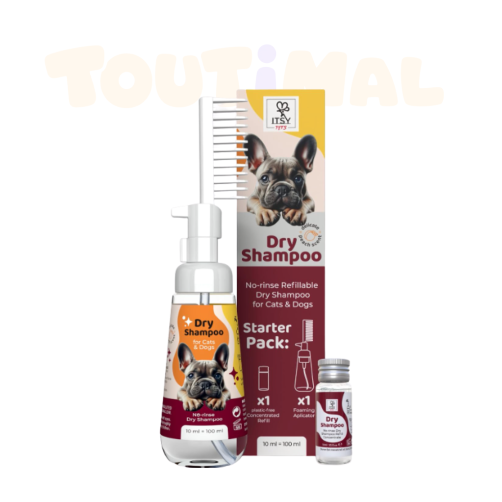 Shampoing Sec Écologique Chien ITSY Pets Rechargeable