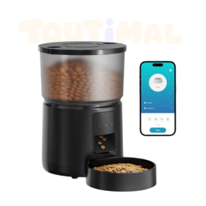 Distributeur Automatique Croquettes Chat et Petit Chien SOOFPET 3L WiFi