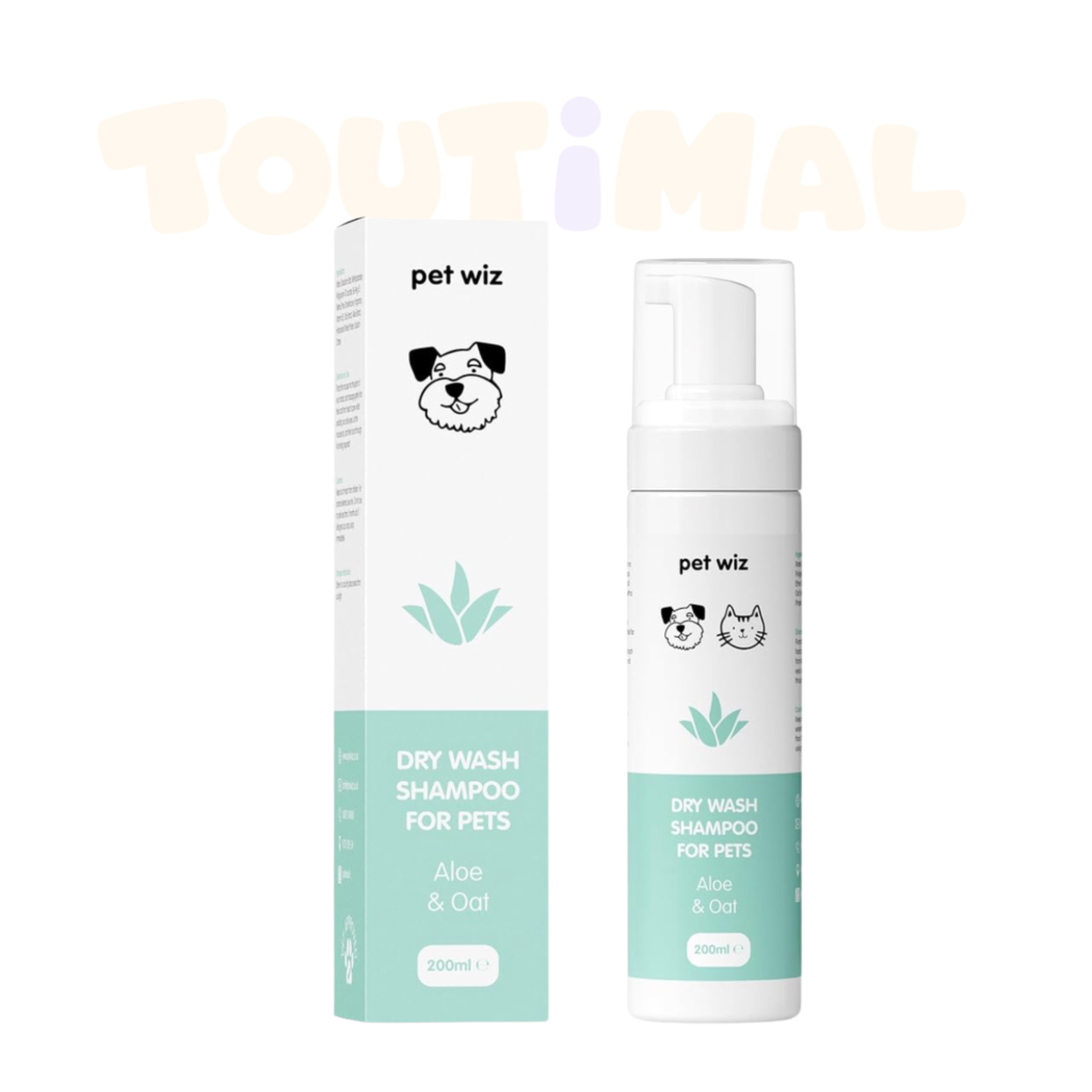 Shampoing Sec Chien Aloe Vera & Avoine Pet Wiz