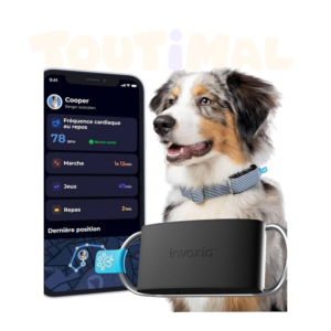 Collier GPS Chien Santé Invoxia Biotracker (MiniTailz)