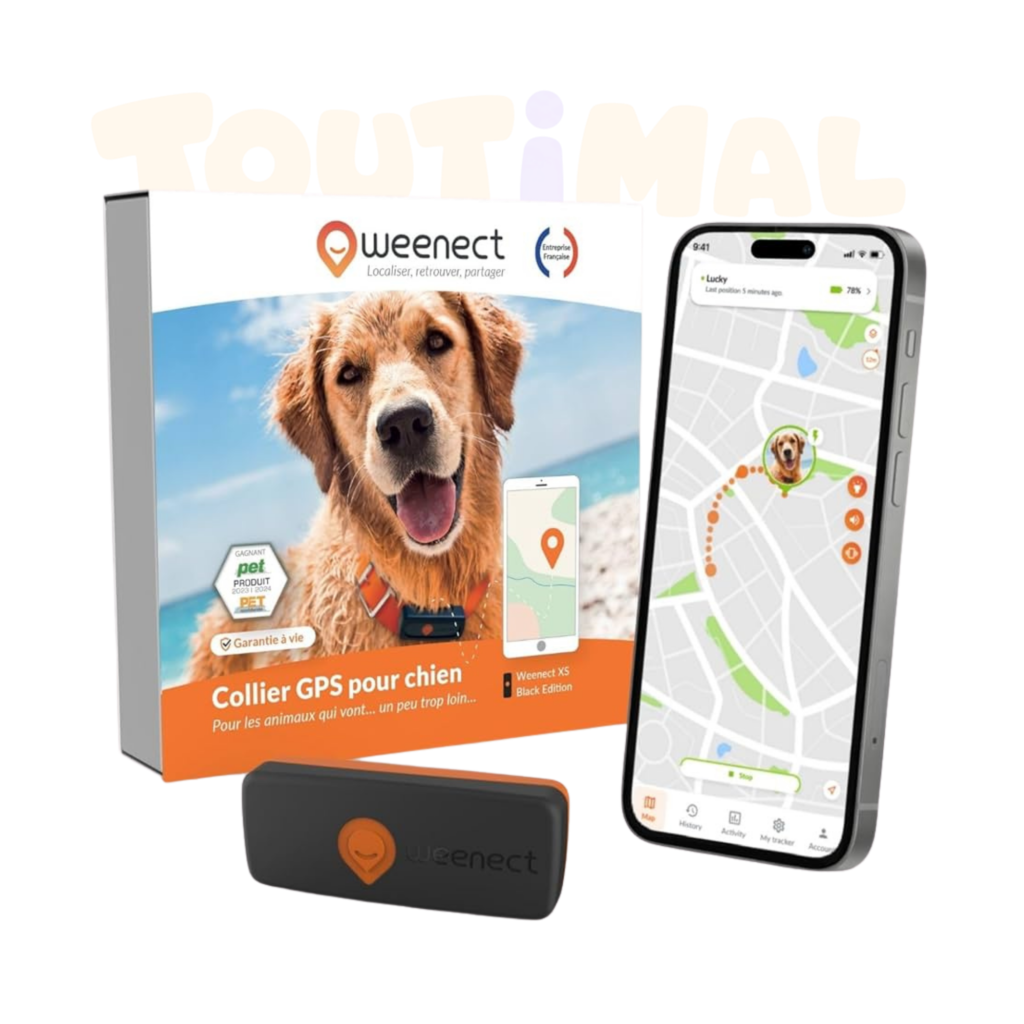 Collier GPS petit chien Weenect Chien XS